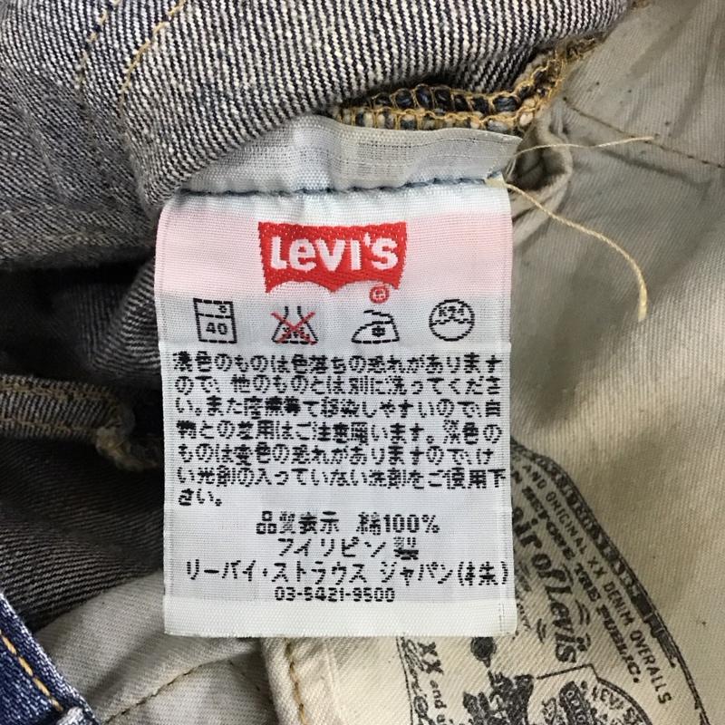 リーバイストラウスアンドコー Levi Strauss & co. パンツ デニム、ジーンズ デニムパンツ ワイドパンツ カジュアルパンツ 32インチ ダメージ加工 インディゴ / インディゴ / Indigo メンズ USED 古着 中古 10155616