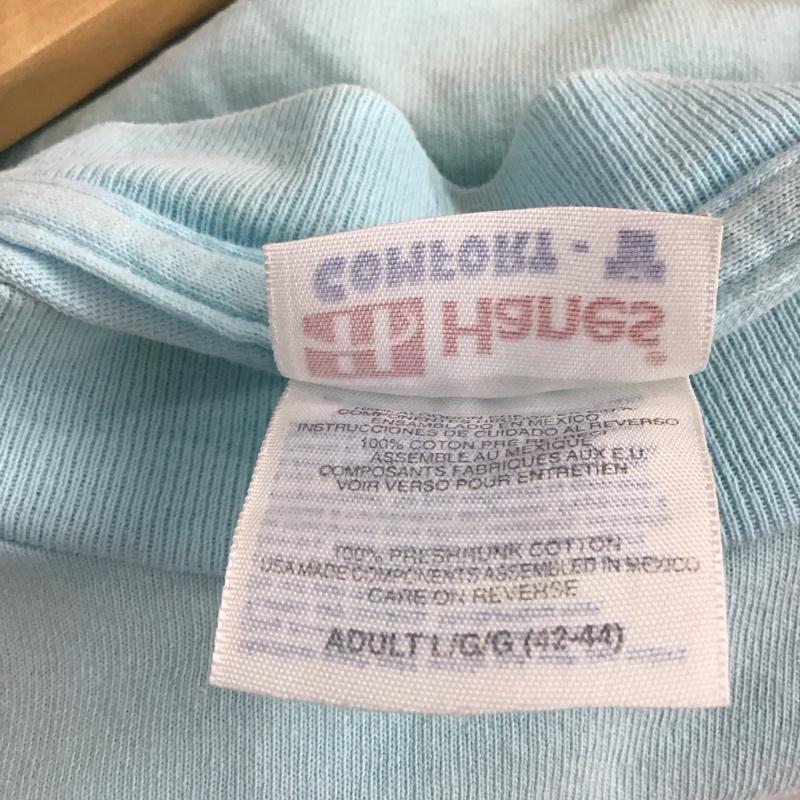 ヘインズ HANES Tシャツ 半袖 半袖カットソー プリントTシャツ クルーネックカットソー L プリント マルチカラー / マルチカラー / multicolor メンズ USED 古着 中古 10155655