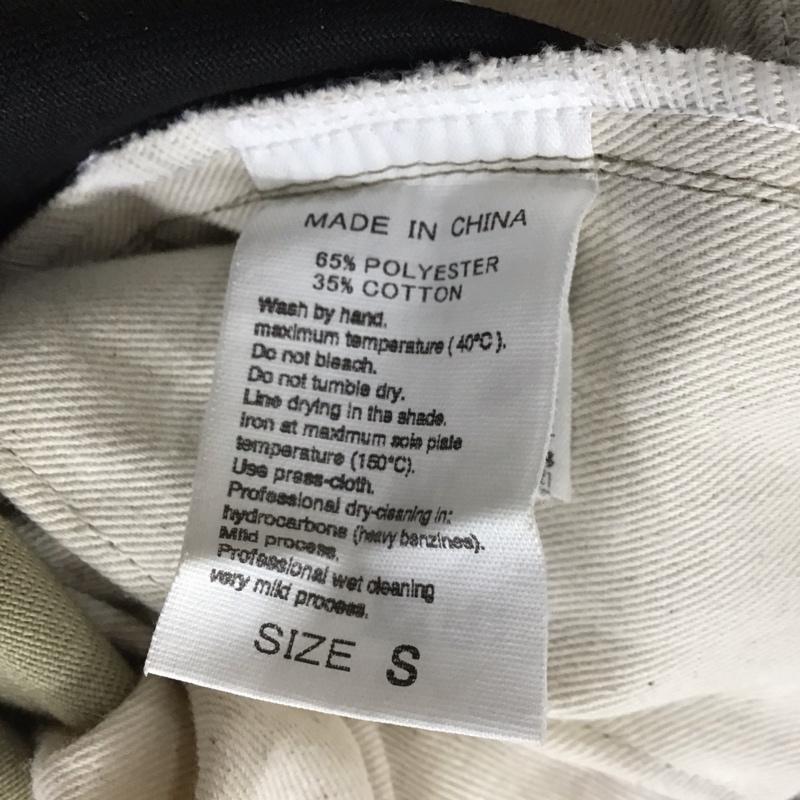 ディッキーズ Dickies パンツ ワークパンツ、ペインターパンツ ワークパンツ ワイドパンツ カジュアルパンツ S ロゴ、文字 黒 / ブラック / black X ベージュ / ベージュ / beige メンズ USED 古着 中古 10155663