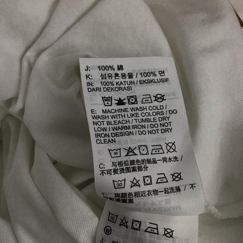 ナイキ NIKE カットソー 長袖 L ロゴ、文字 白 / ホワイト / white メンズ USED 古着 中古 10155683