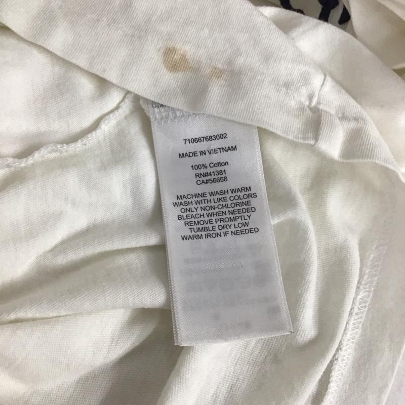 ポロラルフローレン POLO RALPH LAUREN Tシャツ 半袖 半袖カットソー 刺繍Tシャツ クルーネックカットソー M ロゴ、文字 白 / ホワイト / white メンズ USED 古着 中古 10155684