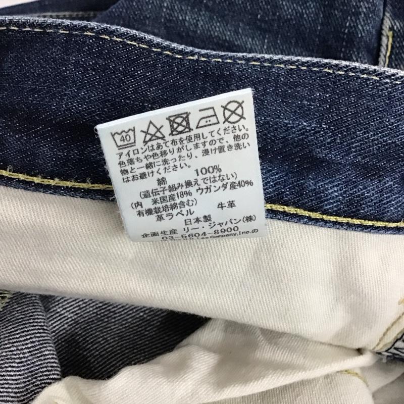 リー Lee パンツ デニム、ジーンズ デニムパンツ スリムパンツ カジュアルパンツ 33インチ 無地 インディゴ / インディゴ / Indigo メンズ USED 古着 中古 10155691
