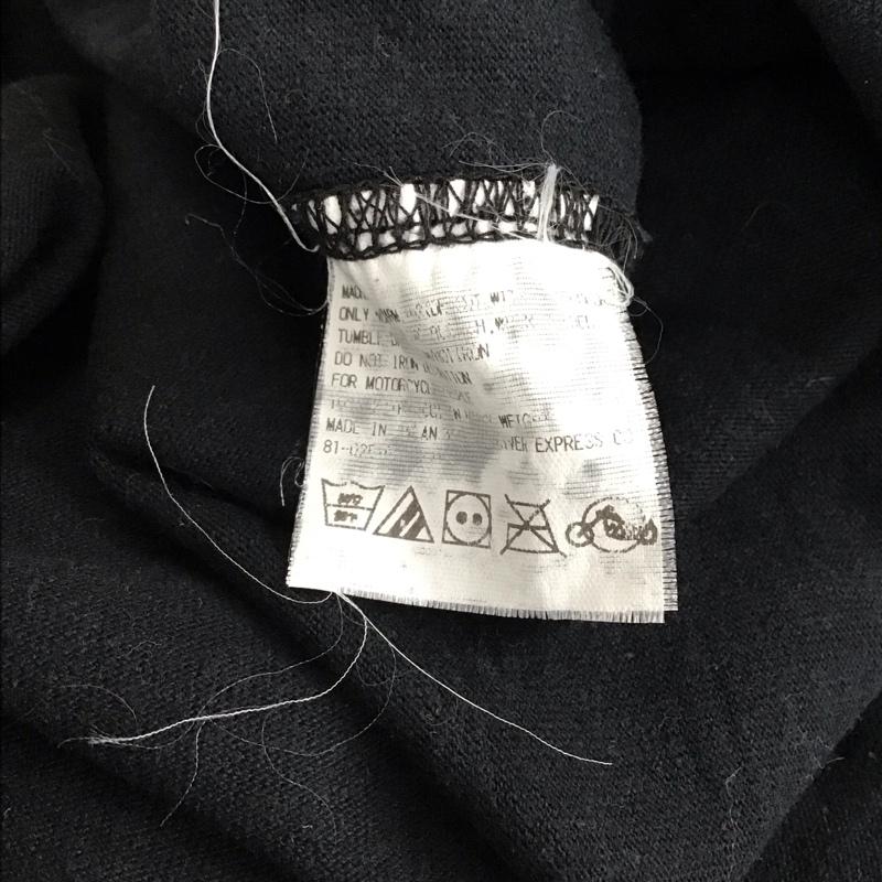 ウエストライド WESTRIDE Tシャツ 半袖 半袖カットソー プリントTシャツ クルーネックカットソー 38 プリント 黒 / ブラック / black メンズ USED 古着 中古 10155782