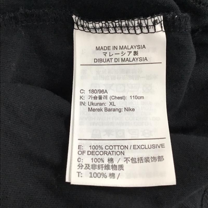 エアジョーダン AIR JORDAN Tシャツ 半袖 半袖カットソー プリントTシャツ クルーネックカットソー XL ロゴ、文字 黒 / ブラック / black メンズ USED 古着 中古 10155788
