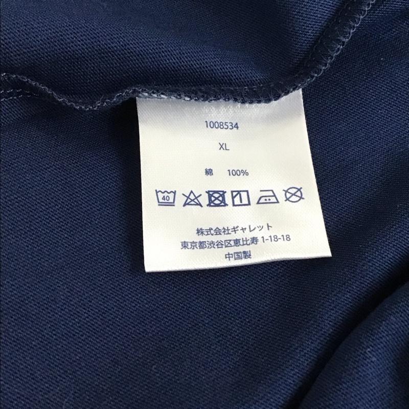 ブルーブルー BLUE BLUE Tシャツ 半袖 半袖カットソー プリントTシャツ クルーネックカットソー XL ロゴ、文字 紺 / ネイビー / navy メンズ USED 古着 中古 10155798