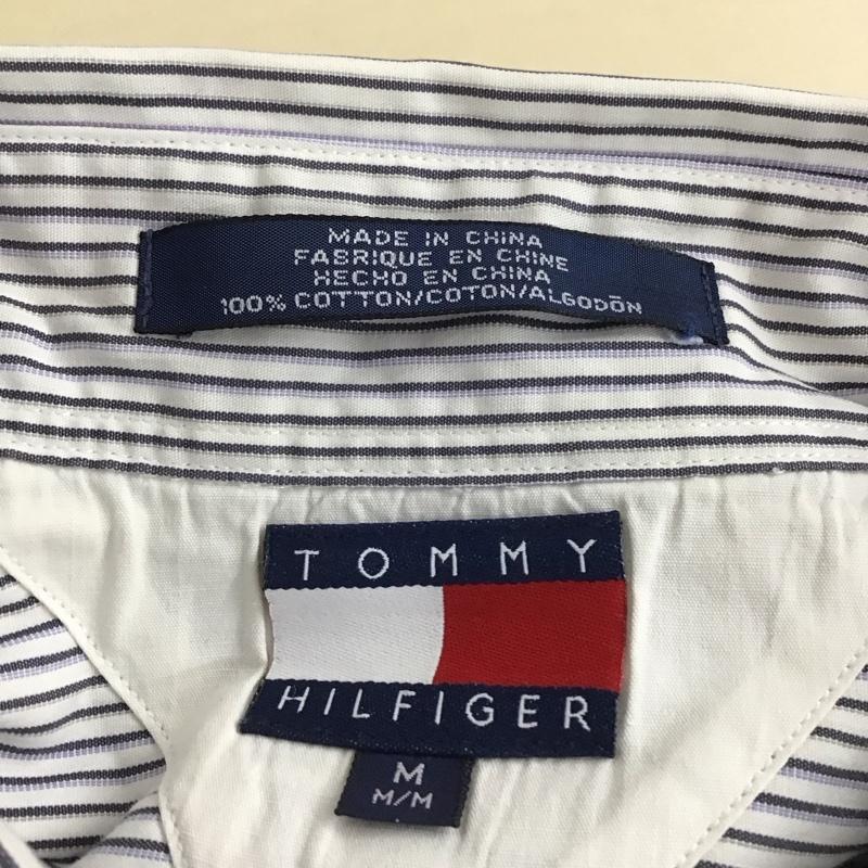 トミーヒルフィガー TOMMY HILFIGER シャツ、ブラウス 半袖 半袖シャツ ストライプシャツ ボタンダウンシャツ M ストライプ マルチカラー / マルチカラー / multicolor メンズ USED 古着 中古 10155919