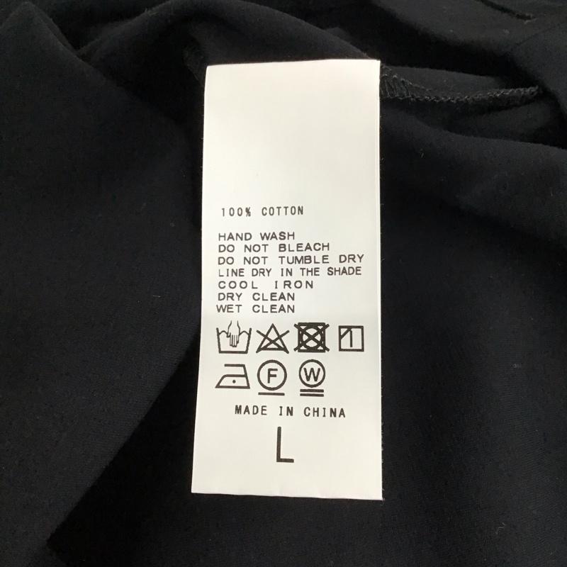 インヘリット INHERIT Tシャツ 半袖 半袖カットソー 無地Tシャツ クルーネックカットソー L 無地 黒 / ブラック / black レディース USED 古着 中古 10155948