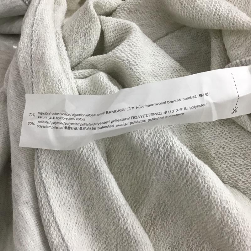 ザラ ZARA カットソー 半袖 半袖カットソー スウェットカットソー クルーネックカットソー L 無地 灰 / グレー / gray レディース USED 古着 中古 10155961