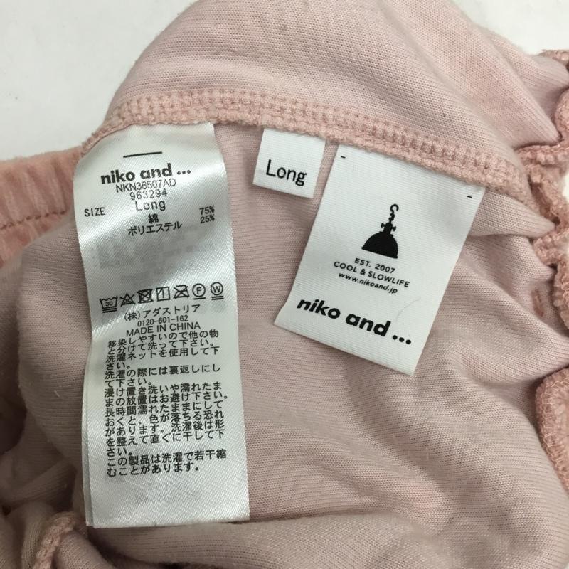 ニコアンド niko and... ボトムス ボトムス NKN36507AD ラビットタッチベロアパンツ long イージーパンツ 無地 桃 / ピンク / pink レディース USED 古着 中古 10156098