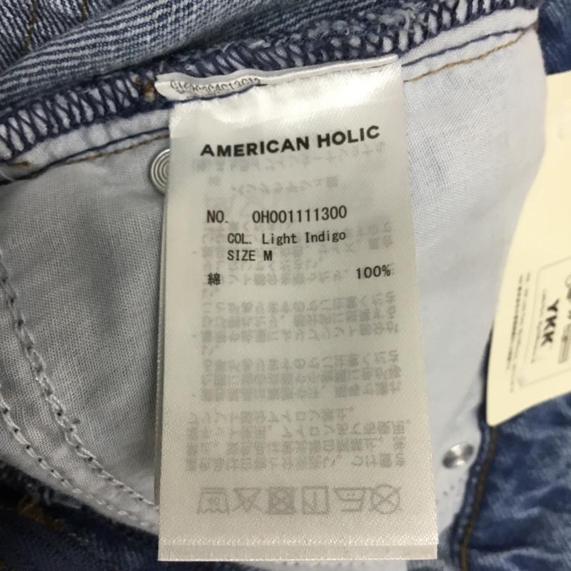 アメリカンホリック AMERICAN HOLIC スカート ロングスカート デニムスカート タグ付 M 無地 水色 / ライトブルー / レディース USED 古着 中古 10156117
