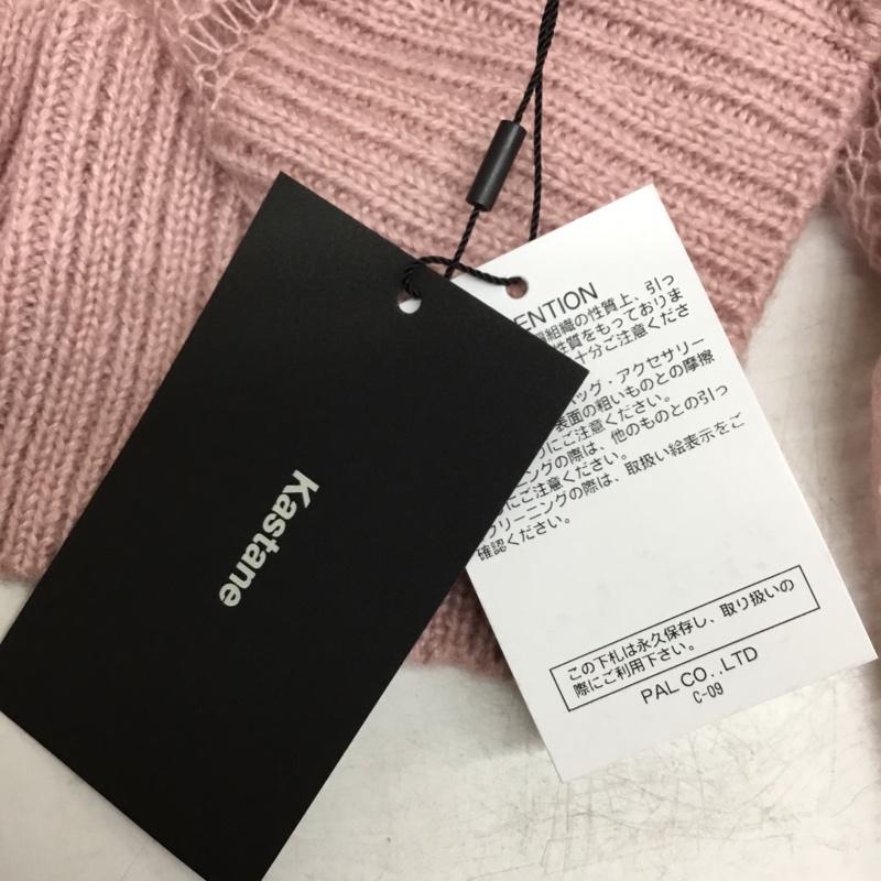 カスタネ Kastane ニット、セーター 長袖 刺繍シアーロゴニット kaz1051105A0001 FREE 無地 桃 / ピンク / pink レディース USED 古着 中古 10156151
