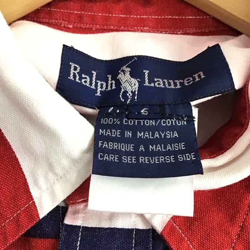 ラルフローレン RALPHLAUREN シャツ、ブラウス 長袖 長袖シャツ プリントシャツ カラーシャツ 6 ボーダー柄 マルチカラー / マルチカラー / multicolor メンズ USED 古着 中古 10156172