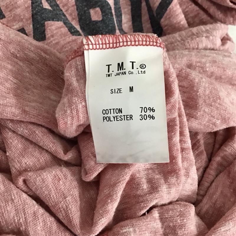 ティーエムティー TMT Tシャツ 半袖 半袖カットソー プリントTシャツ クルーネックカットソー M プリント 赤 / レッド / red メンズ USED 古着 中古 10156195