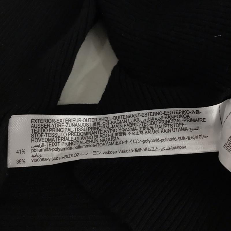 ザラ ZARA ニット、セーター 長袖 長袖ニットカットソー リブニット L 無地 黒 / ブラック / black レディース USED 古着 中古 10156214