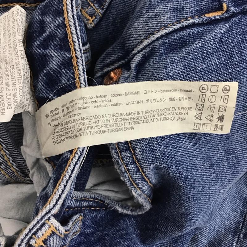 ザラ ZARA パンツ デニム、ジーンズ 34 無地 水色 / ライトブルー / レディース USED 古着 中古 10156292