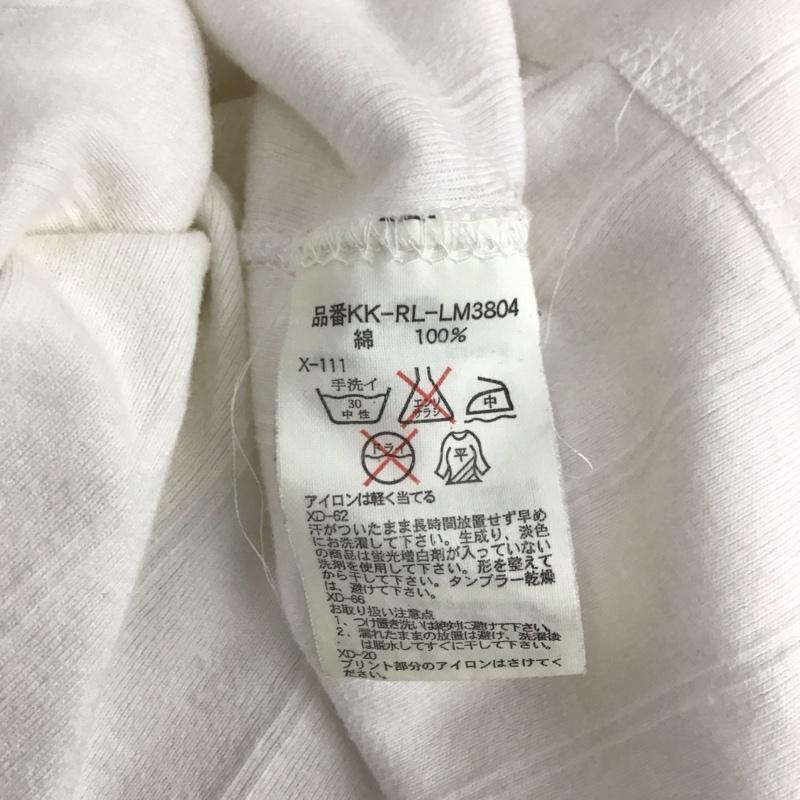 ポロバイラルフローレン Polo by RALPH LAUREN カットソー 半袖 半袖カットソー ヘンリーネックカットソー L ストライプ 白 / ホワイト / white メンズ USED 古着 中古 10156312