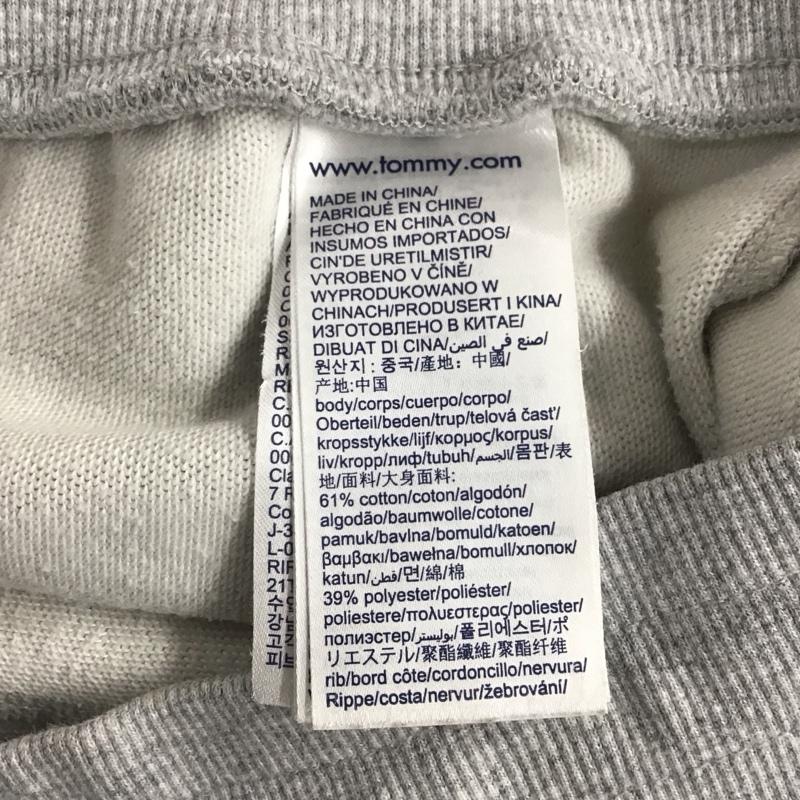 トミー ジーンズ TOMMY JEANS パンツ ショートパンツ ハーフパンツ ショートパンツ スウェットパンツ L ロゴ、文字 灰 / グレー / gray メンズ USED 古着 中古 10156324
