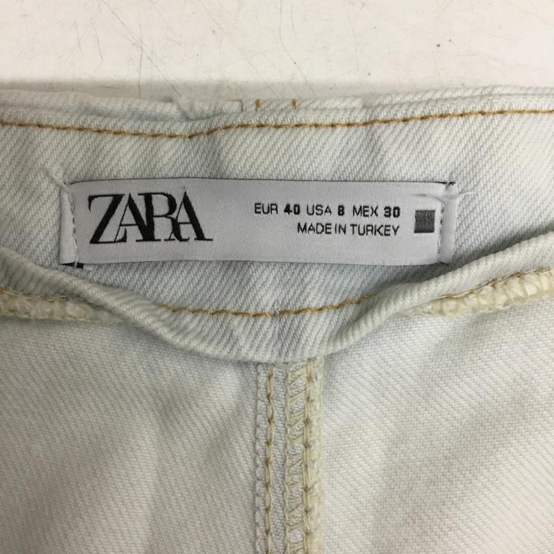 ザラ ZARA パンツ デニム、ジーンズ デニムパンツ ワイドパンツ カジュアルパンツ 40 無地 マルチカラー / マルチカラー / multicolor レディース USED 古着 中古 10156398