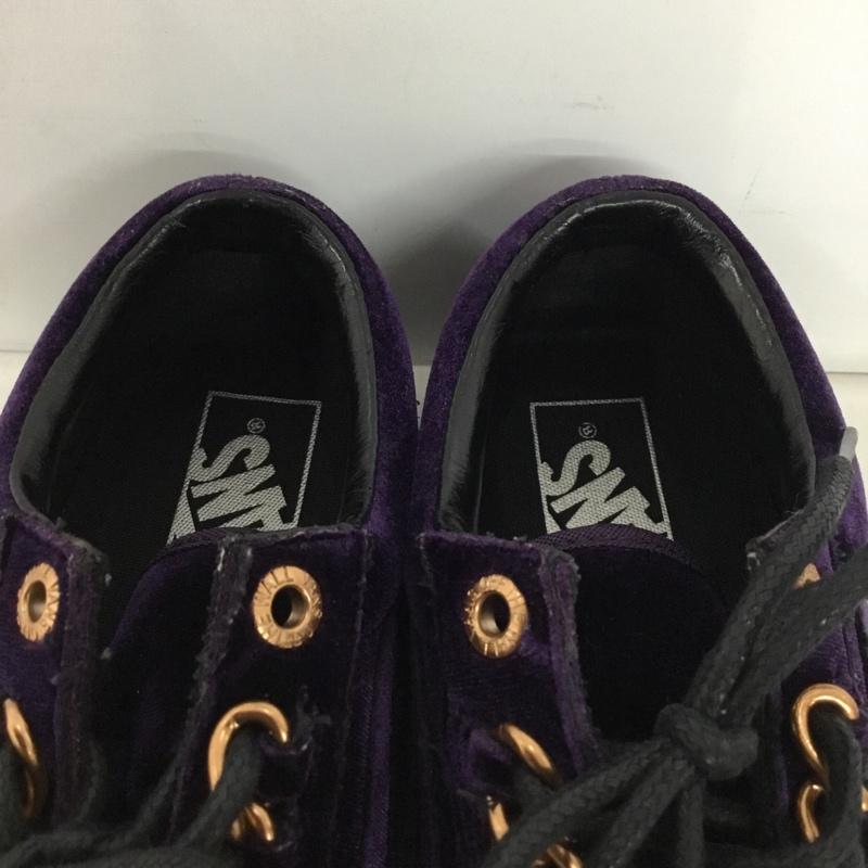 バンズ VANS スニーカー スニーカー 596678-0002 オールドスクール ベロア 23.5cm 23.5cm 無地 紫 / パープル / purple レディース USED 古着 中古 10156406