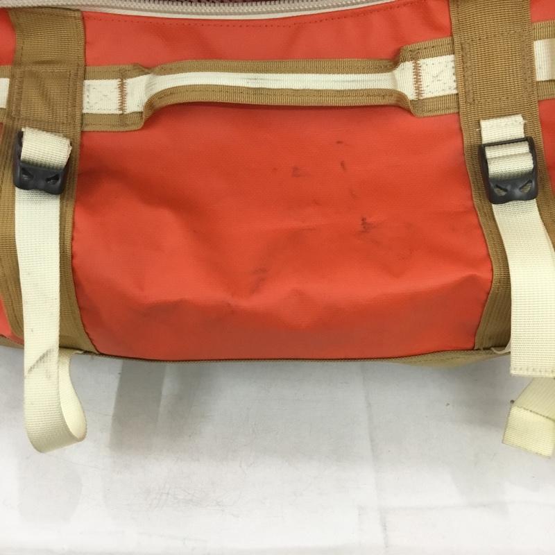 ザノースフェイス THE NORTH FACE ボストンバッグ ボストンバッグ NF00CWW3 ダッフルバッグ ロゴ、文字 橙 / オレンジ / orange X ベージュ / ベージュ / beige メンズ USED 古着 中古 10156420