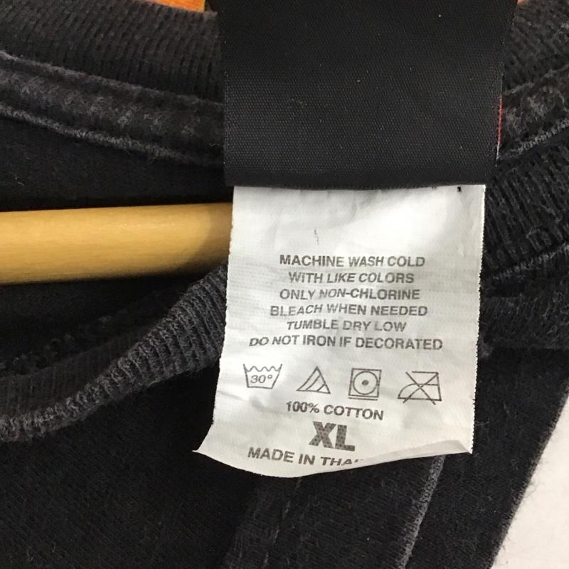 古着 USED Tシャツ 半袖 半袖カットソー プリントTシャツ クルーネックカットソー バンドTシャツ XL プリント 黒 / ブラック / black メンズ USED 古着 中古 10156473