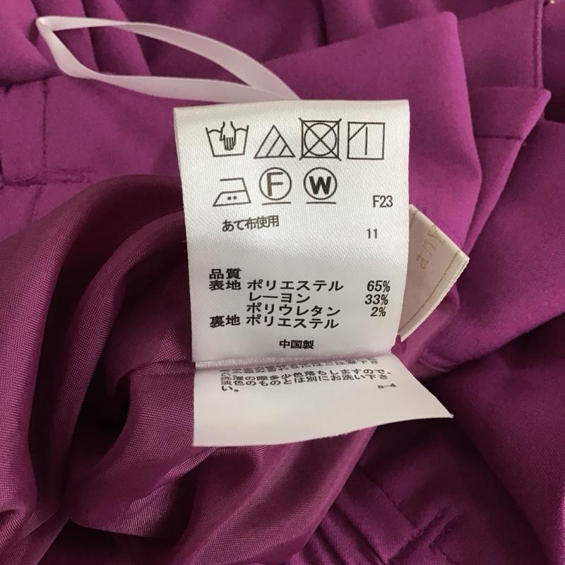 エニィスィス any SiS スカート ひざ丈スカート フレアスカート カジュアルスカート 無地 紫 / パープル / purple レディース USED 古着 中古 10156485