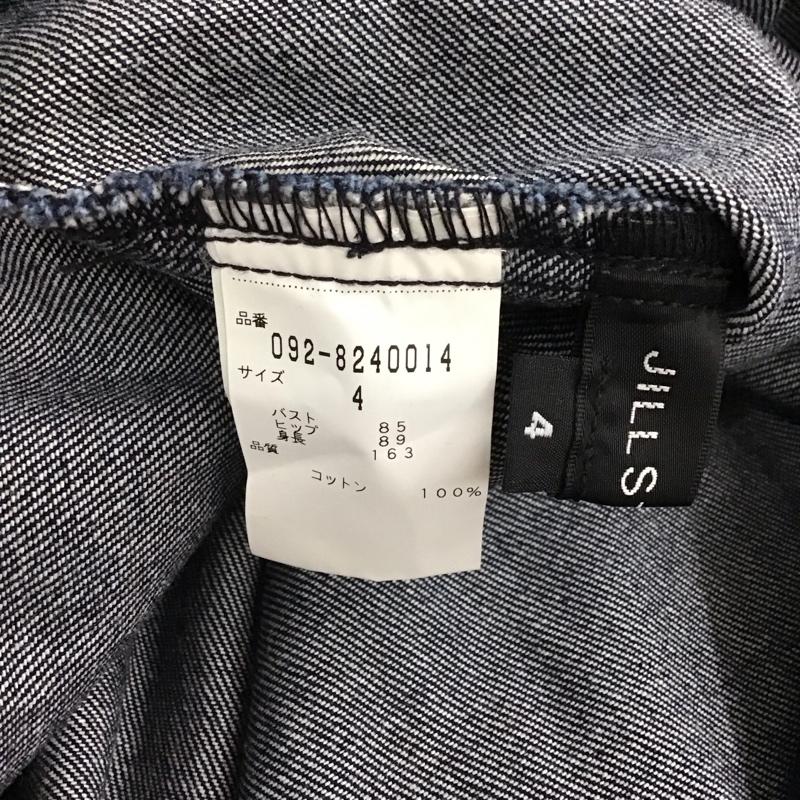 ジルスチュアート JILLSTUART ワンピース ロングスカート デニムワンピース ジャンパースカート オールインワン 4 無地 インディゴ / インディゴ / Indigo レディース USED 古着 中古 10156495