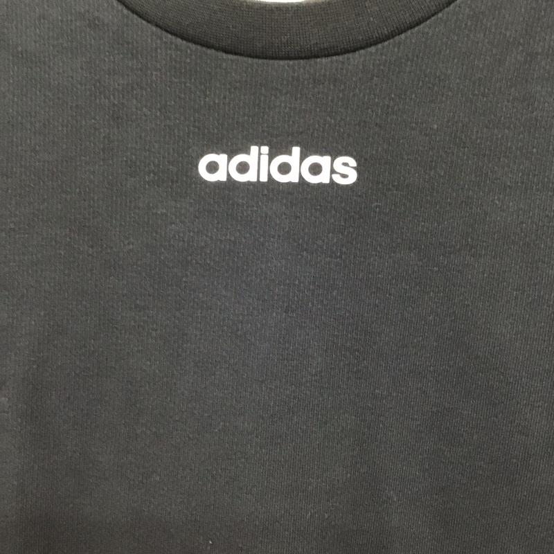 アディダス adidas ワンピース ひざ丈スカート fm6171 半袖ワンピース ロゴ、文字 黒 / ブラック / black レディース USED 古着 中古 10156500