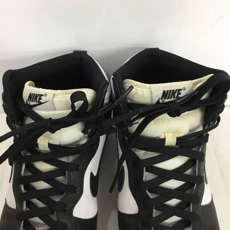 ナイキ NIKE スニーカー スニーカー DD1399-105 DUNK HI RETRO 28.5cm 28.5cm ロゴ、文字 黒 / ブラック / black X 白 / ホワイト / white メンズ USED 古着 中古 10156532