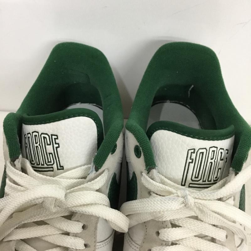 ナイキ NIKE スニーカー スニーカー DR0148-102 WMNS AIR FORCE 1 07 LX 27.5cm 27.5cm ロゴ、文字 白 / ホワイト / white X 緑 / グリーン / green メンズ USED 古着 中古 10156533