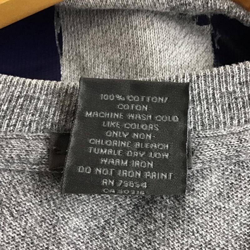 アバクロンビーアンドフィッチ ABERCROMBIE&FITCH Tシャツ 半袖 半袖カットソー プリントTシャツ クルーネックカットソー S ロゴ、文字 灰 / グレー / gray メンズ USED 古着 中古 10156589