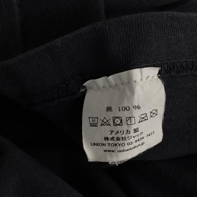 ユニオン UNION Tシャツ 半袖 半袖カットソー プリントTシャツ クルーネックカットソー 3 プリント ダークグレー / ダークグレー / メンズ USED 古着 中古 10156591