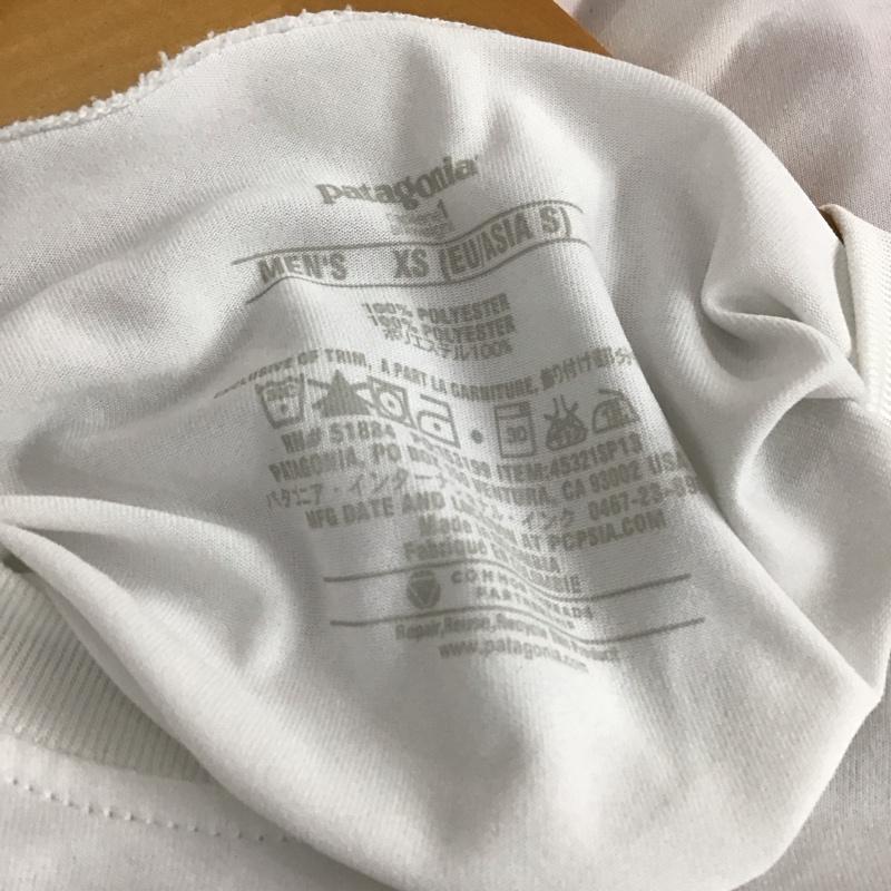 パタゴニア patagonia Tシャツ 半袖 半袖カットソー プリントTシャツ クルーネックカットソー XS プリント 白 / ホワイト / white メンズ USED 古着 中古 10156631