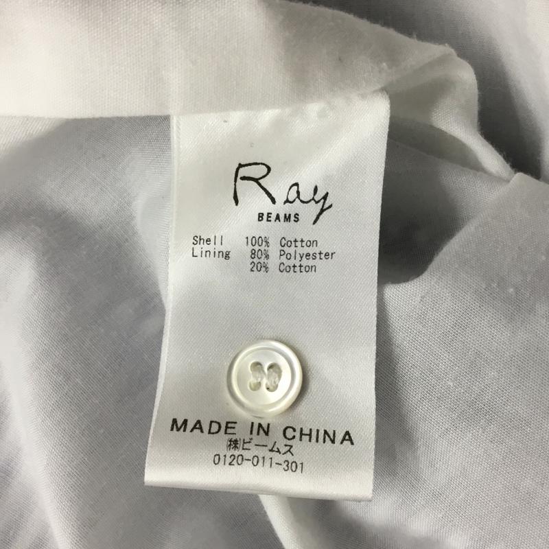 レイビームス Ray BEAMS ワンピース ロングスカート ストライプ 白 / ホワイト / white X 青 / ブルー / blue レディース USED 古着 中古 10156650