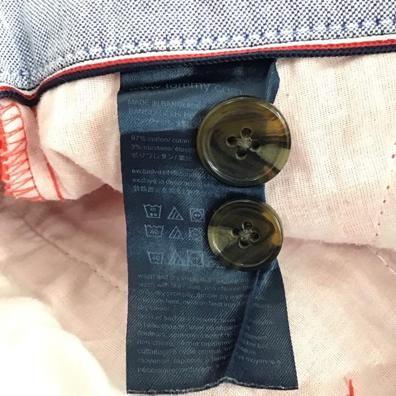トミーヒルフィガー TOMMY HILFIGER パンツ ショートパンツ ショートパンツ ハーフパンツ カジュアルパンツ 34インチ 無地 赤 / レッド / red メンズ USED 古着 中古 10156692
