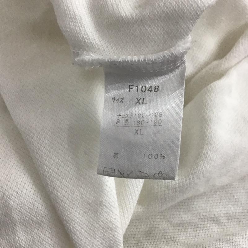 フレッドペリー FRED PERRY ポロシャツ 半袖 半袖ポロシャツ カラーシャツ 半袖カットソー XL ロゴ、文字 白 / ホワイト / white メンズ USED 古着 中古 10156706