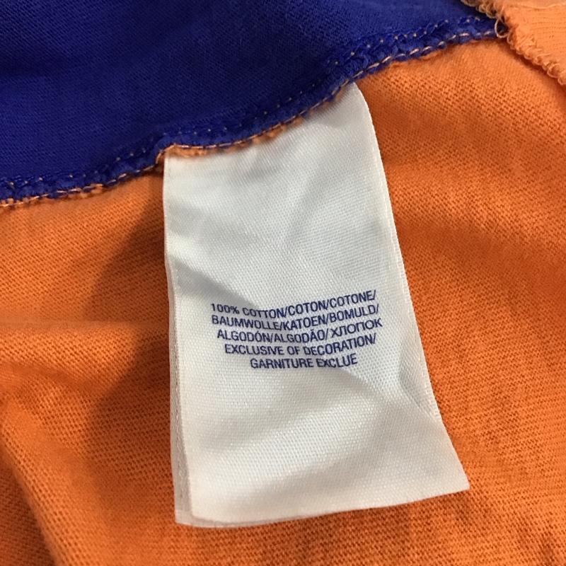 ポロバイラルフローレン Polo by RALPH LAUREN Tシャツ 半袖 半袖カットソー プリントTシャツ クルーネックカットソー XL ロゴ、文字 橙 / オレンジ / orange メンズ USED 古着 中古 10156716
