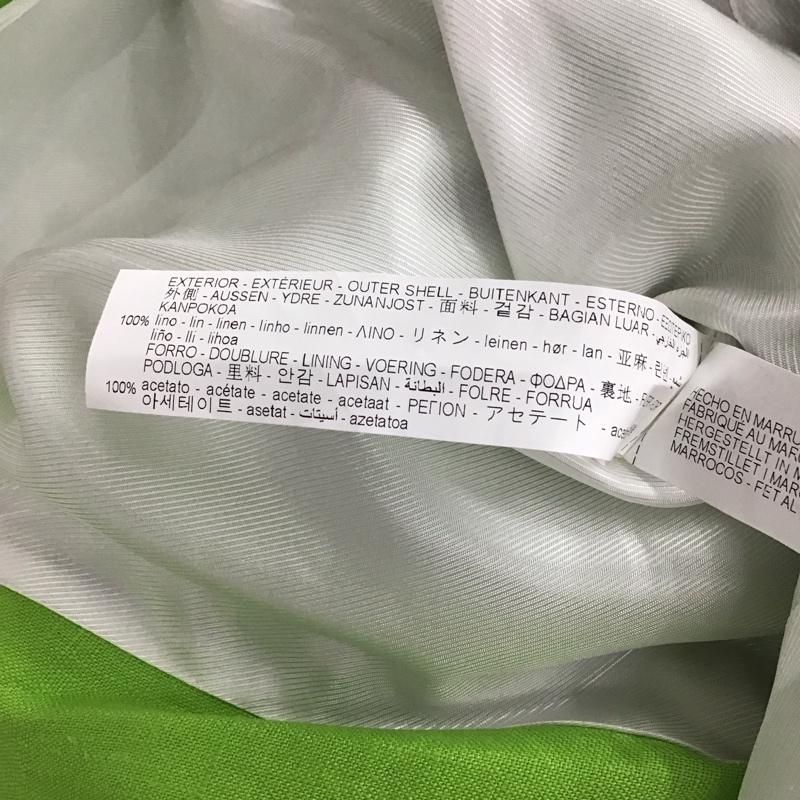 ザラ ZARA ジャケット、上着 ジャケット、ブレザー カジュアルジャケット アウター カラージャケット S 無地 薄緑 / ライトグリーン / レディース USED 古着 中古 10156764