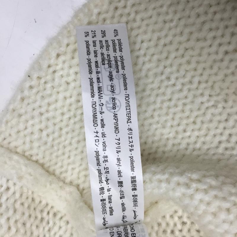 ザラ ZARA カーディガン 長袖 長袖ニットカーディガン 前ボタン M 無地 アイボリー / アイボリー / レディース USED 古着 中古 10156804