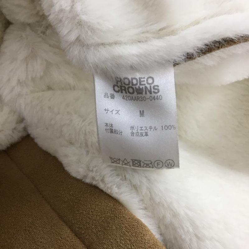 ロデオクラウンズ Rodeo Crowns コート コート一般 ムートンコート M 無地 キャメル / キャメル / レディース USED 古着 中古 10156819