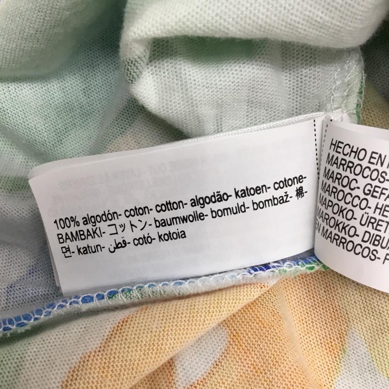 ザラ ZARA Tシャツ 半袖 半袖カットソー プリントTシャツ クルーネックカットソー プリント マルチカラー / マルチカラー / multicolor レディース USED 古着 中古 10156844