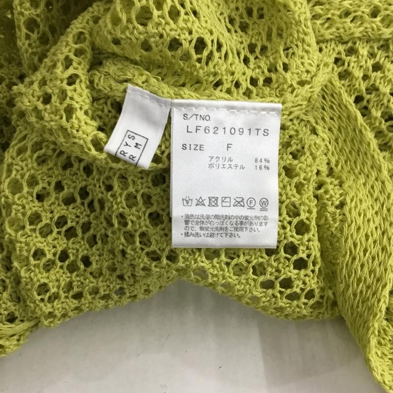 ローリーズファーム LOWRYS FARM カットソー 半袖 半袖カットソー サイドスリット FREE 無地 薄緑 / ライトグリーン / レディース USED 古着 中古 10156877
