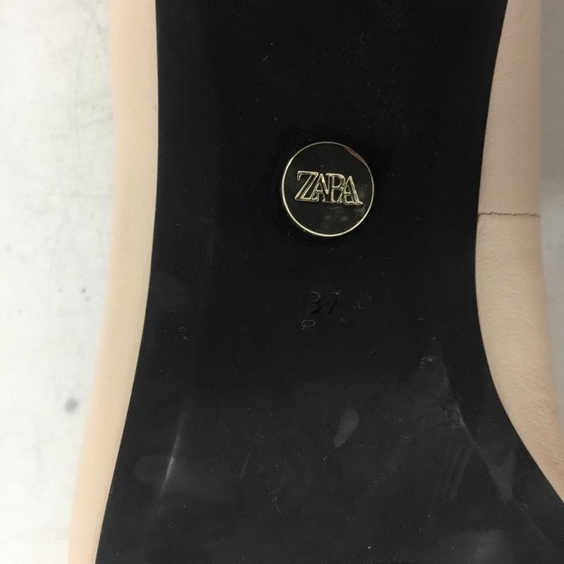 ザラ ZARA パンプス パンプス 1517 110 098 ヒール スクエアトゥ 37 無地 桃 / ピンク / pink レディース USED 古着 中古 10156892