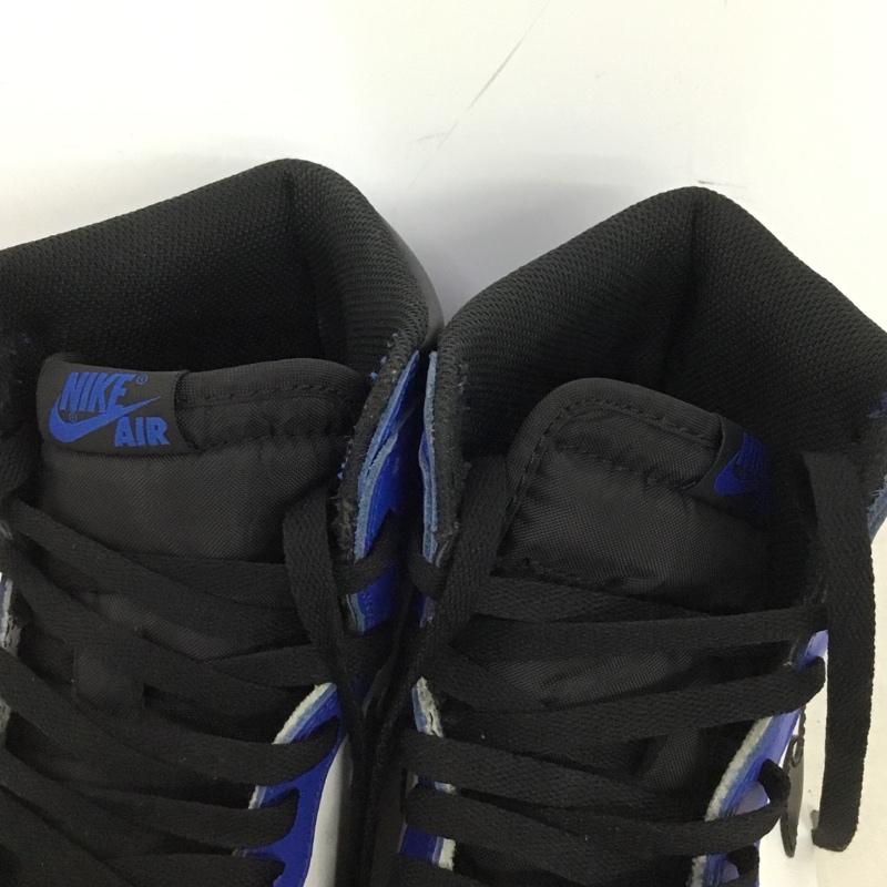 ナイキ NIKE スニーカー スニーカー 555088-403 AIR JORDAN 1 RETRO HIGH OG 28.5cm 28.5cm ロゴ、文字 白 / ホワイト / white X 黒 / ブラック / black X 青 / ブルー / blue メンズ USED 古着 中古 10156969
