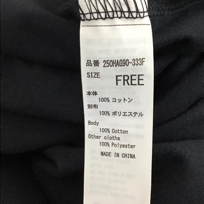 アズールバイマウジー AZUL BY MOUSSY Tシャツ 半袖 半袖カットソー プリントTシャツ クルーネックカットソー FREE プリント 黒 / ブラック / black レディース USED 古着 中古 10156989