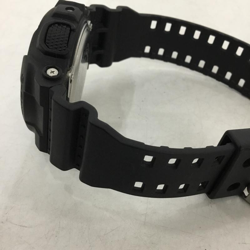 ジーショック G-SHOCK 腕時計 デジタル GD-100 LEDバックライト 箱有 ロゴ、文字 黒 / ブラック / black メンズ USED 古着 中古 10157004