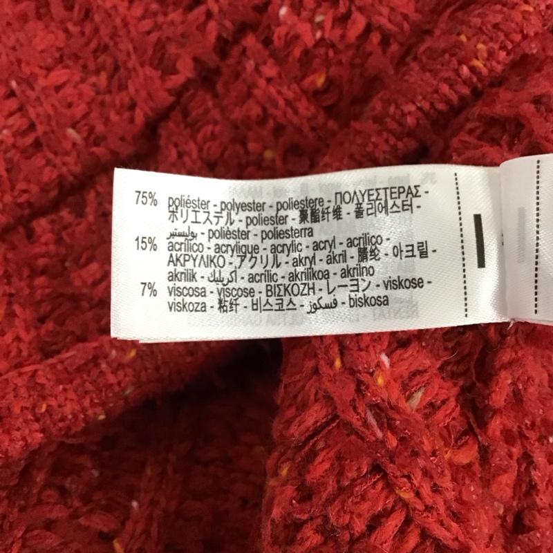 ザラ ZARA カーディガン 長袖 長袖カーディガン 前ボタン ニットカーディガン S 無地 赤 / レッド / red レディース USED 古着 中古 10157040