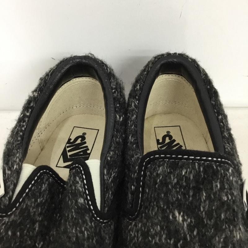 バンズ VANS スリッポン スリッポン V98CL SWEATER2 スニーカー 23.5cm 23.5cm ロゴ、文字 黒 / ブラック / black X 白 / ホワイト / white レディース USED 古着 中古 10157047