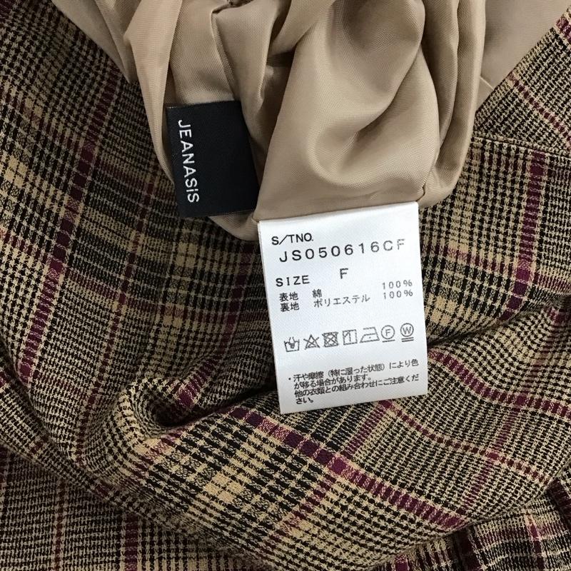 ジーナシス JEANASIS スカート ロングスカート JS050616CF マーメイドスカート スリット FREE チェック マルチカラー / マルチカラー / multicolor レディース USED 古着 中古 10157077