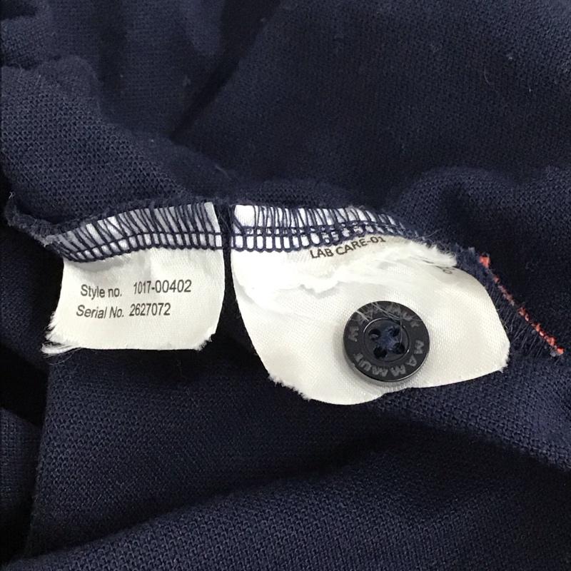 マムート Mammut ポロシャツ 半袖 半袖ポロシャツ カラーシャツ 半袖カットソー M ロゴ、文字 紺 / ネイビー / navy メンズ USED 古着 中古 10157107